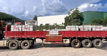 柳州 芝麻灰花岗岩地铺石出货日常