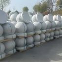 柳州 白麻花岗岩石材圆球，石球，挡车球，隔离球，景观石球，风水球等