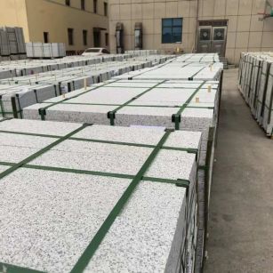 柳州 白麻花岗岩5.0公分荔枝面地铺石