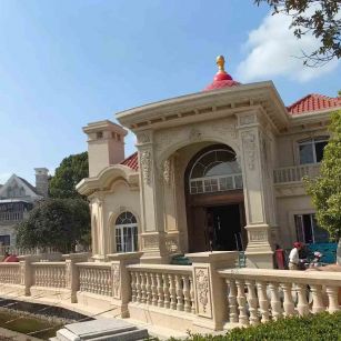 柳州 黄金麻花岗岩欧式别墅