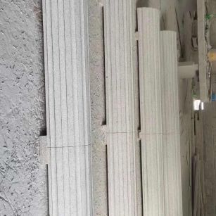 柳州 花岗岩厂家带你看白麻花岗岩门楼大柱柱皮