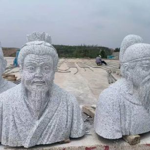 柳州 白麻花岗岩石材人物立体雕刻