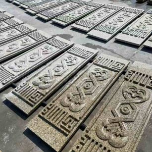 柳州 黄金麻花岗岩外墙雕刻板