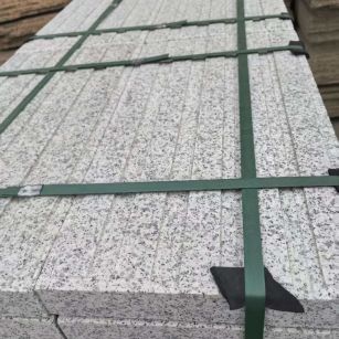 柳州 白麻花岗岩直行盲道石，盲条，地铺石