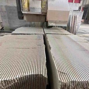 柳州 车间生产日常，黄金麻白麻花岗岩