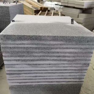 柳州 芝麻白5公分火烧地铺成品，900*400，规格可定制