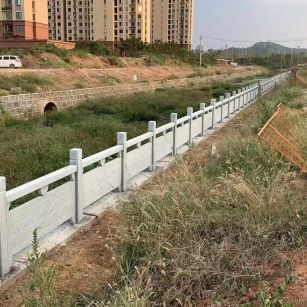 柳州 白麻河道栏杆效果展示图