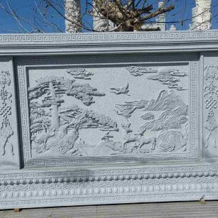 柳州 芝麻白大型照壁，屏风，影壁