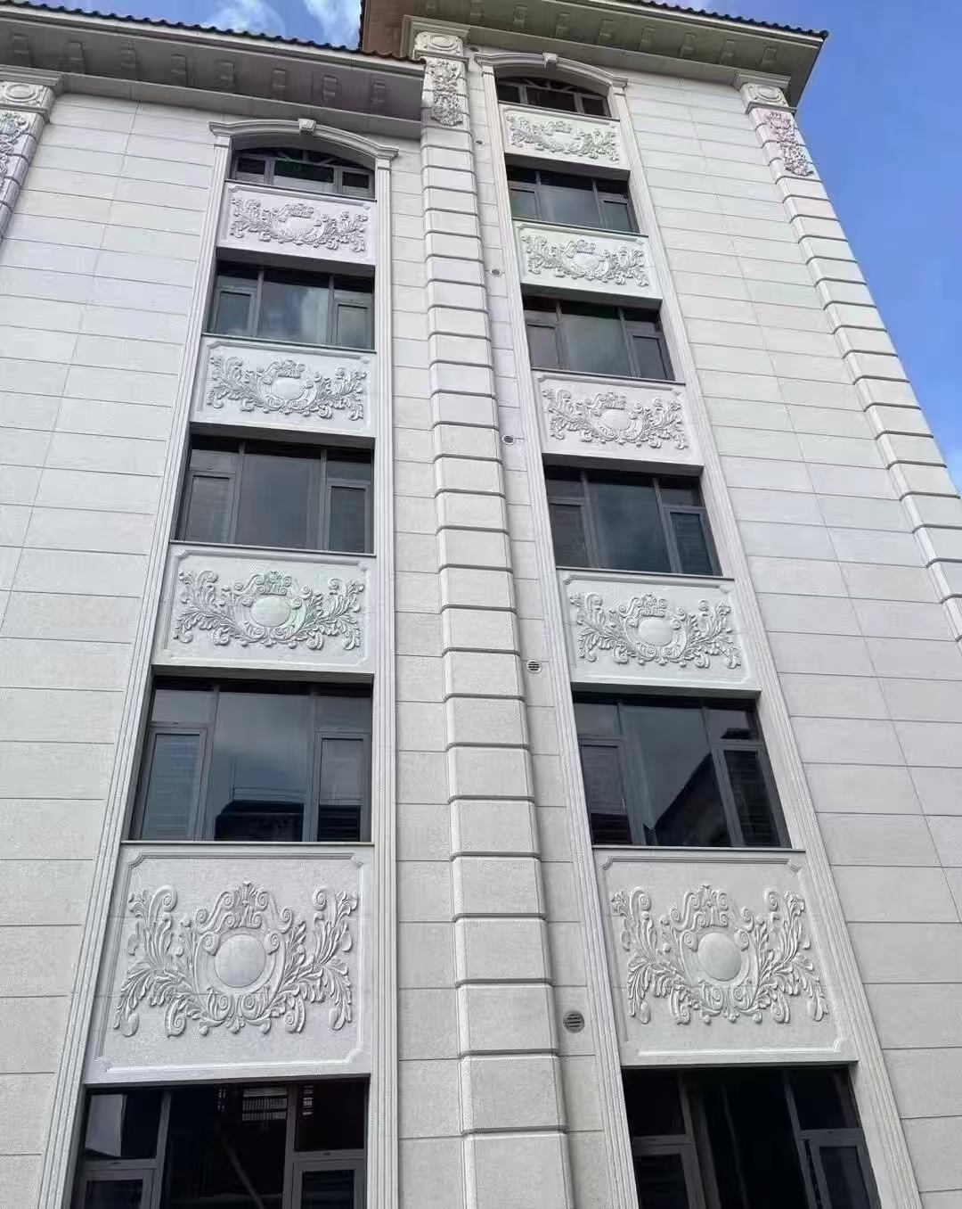 柳州 白麻荔枝面花岗岩别墅外墙干挂