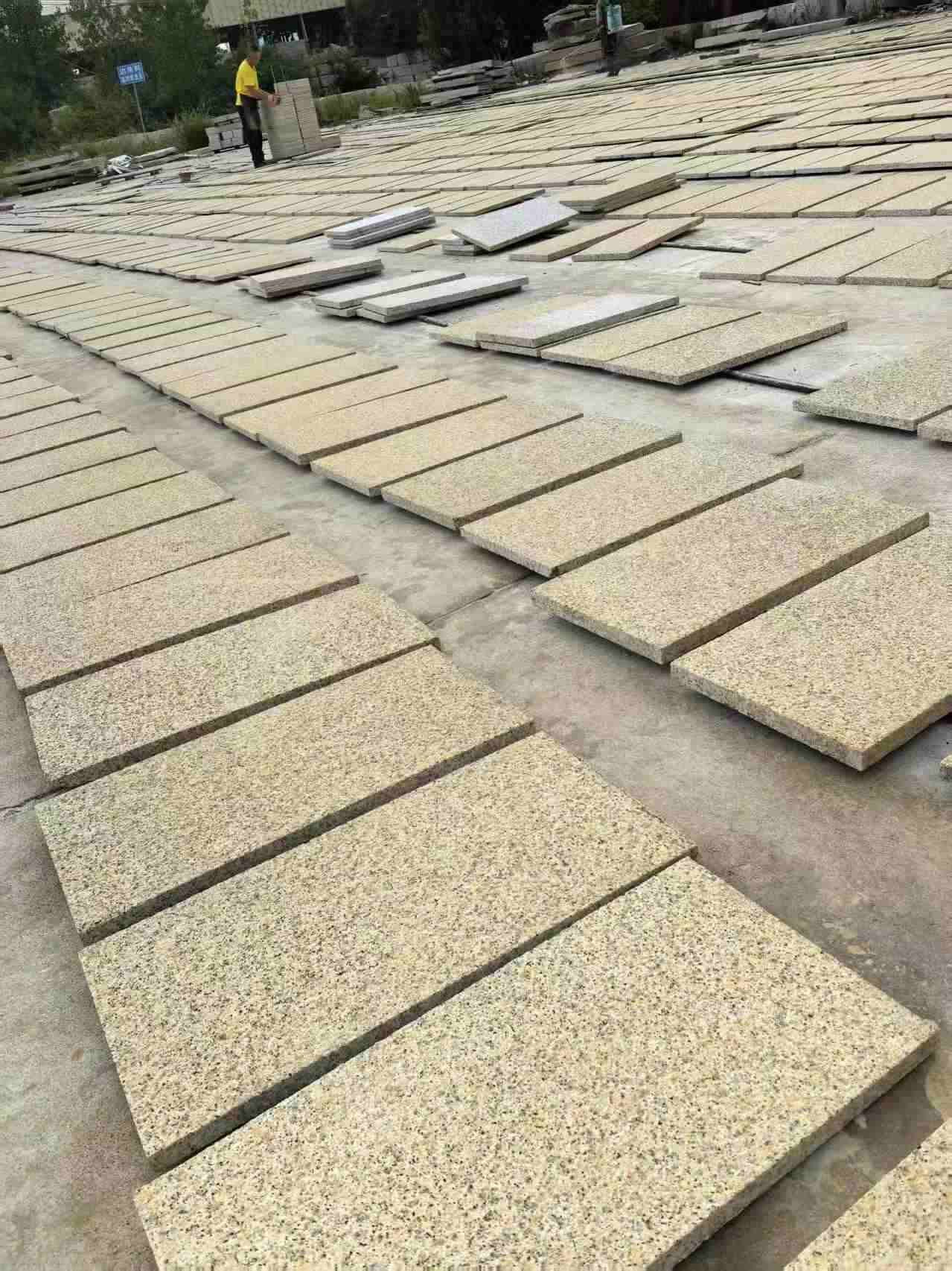 柳州 黄金麻荔枝地铺石面排板