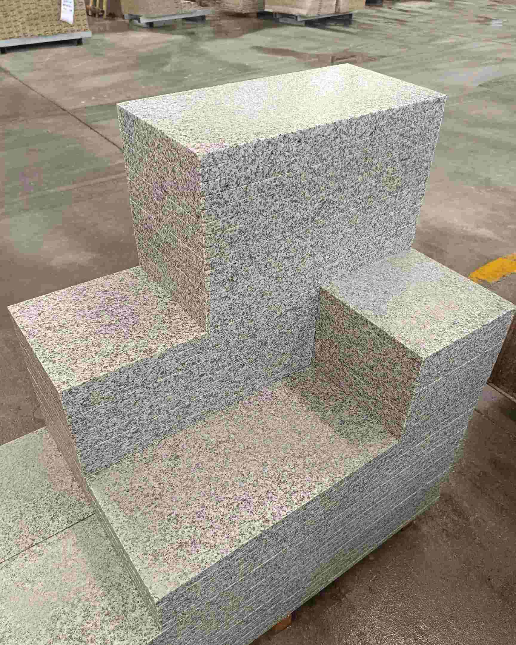 柳州 白麻花岗岩荔枝面地铺石