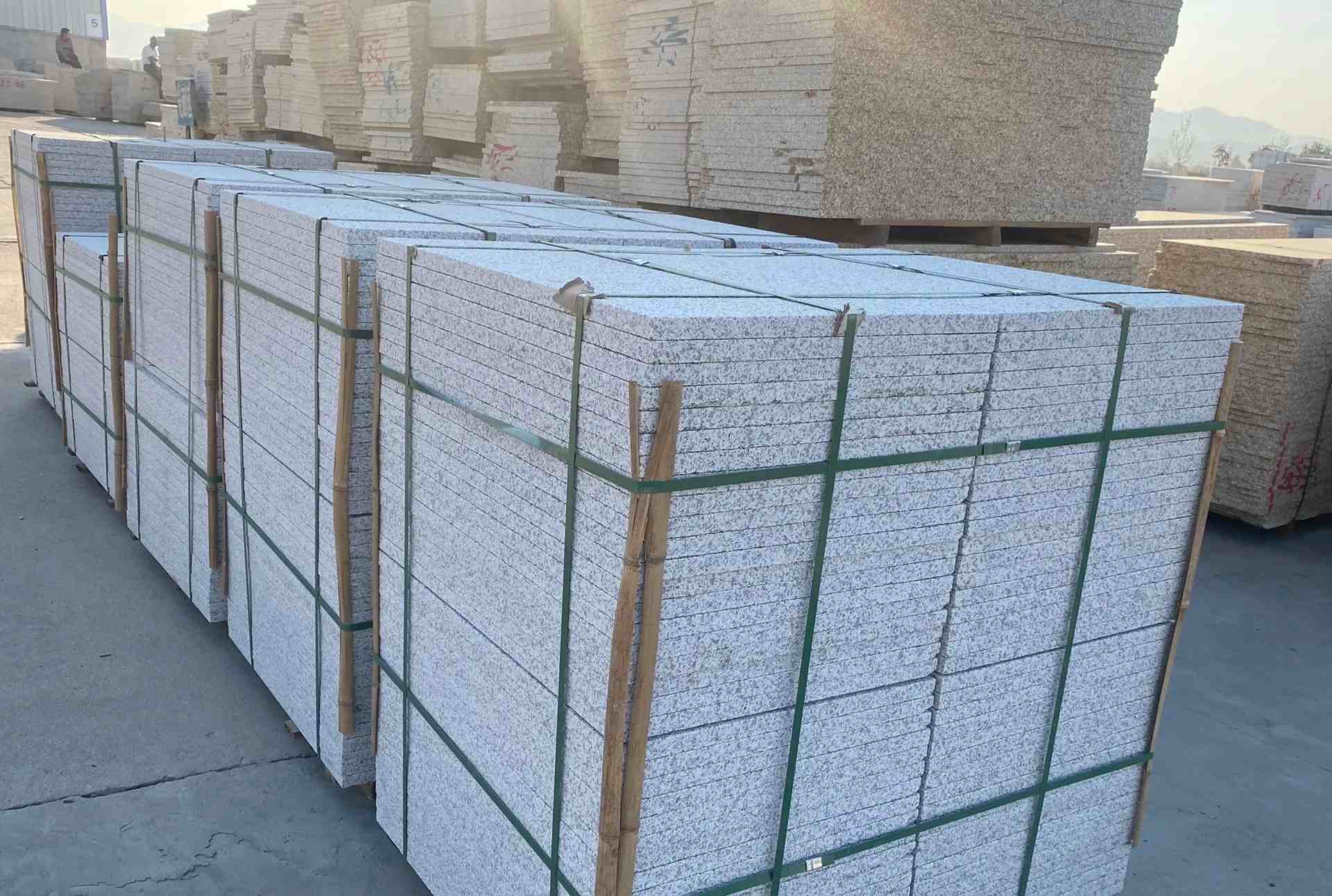 柳州 白麻花岗岩荔枝面地铺石