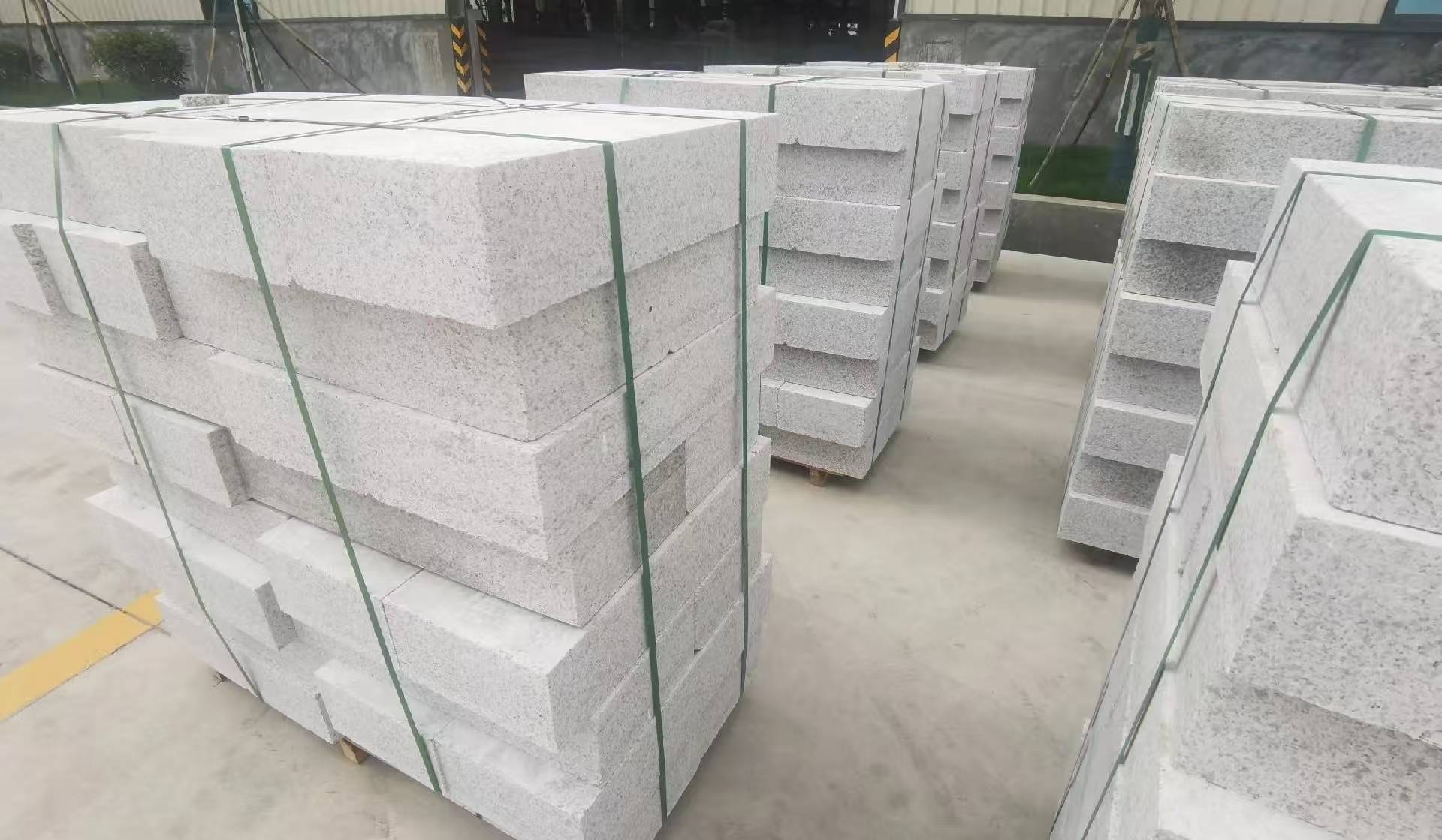 柳州 白麻花岗岩路沿石，立缘石，平缘石，路牙石，道牙石，马路牙子等